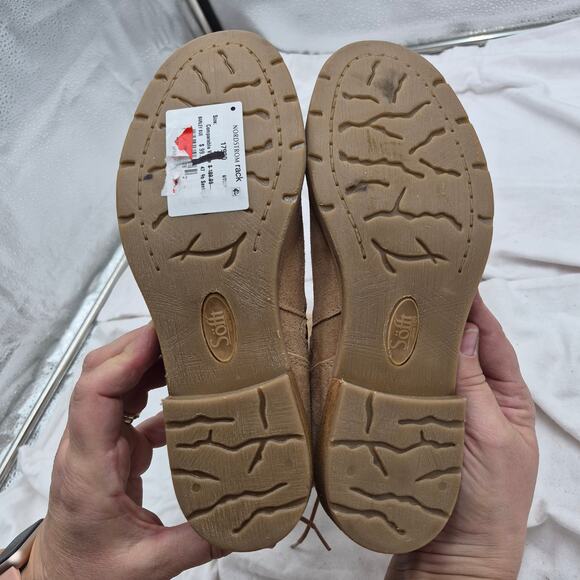 NEW Sofft Sharnell Lace-Up Suede Boot brown Women size 7 - Picture 5 of 7